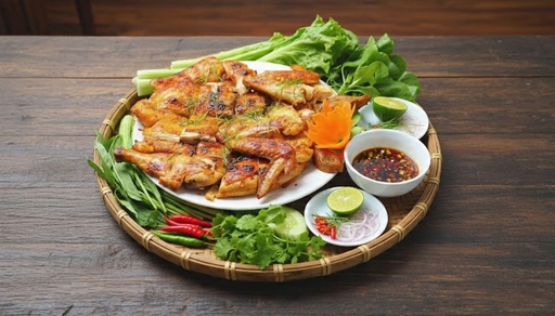 Gà nướng sẵn